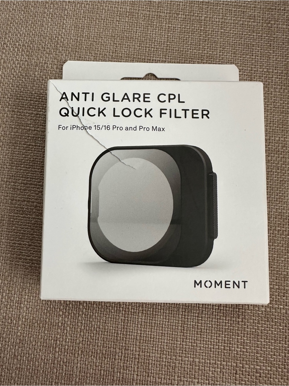 Moment CineClear‎ UV QuickLock Filter for iPhone 15/16 Pro & Pro Max